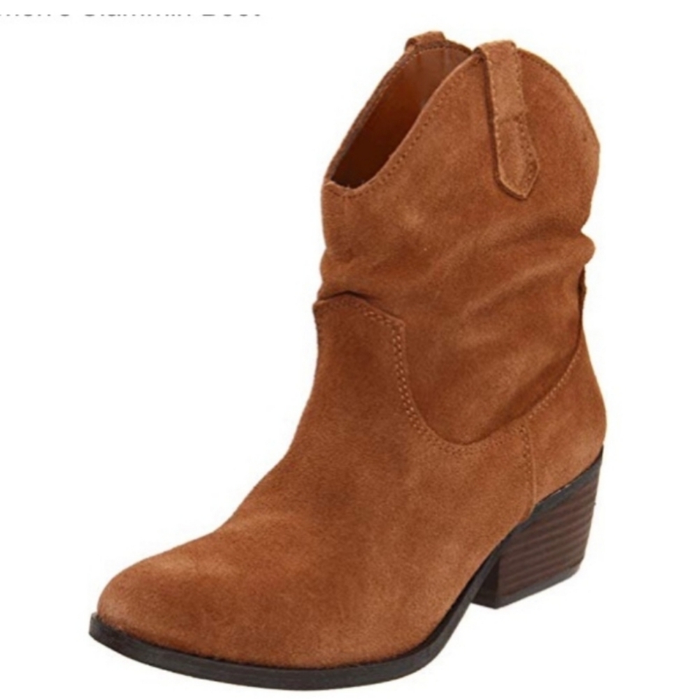 White Mountain Slammin Cowgirl Slouchy Suede Boots Sz 10